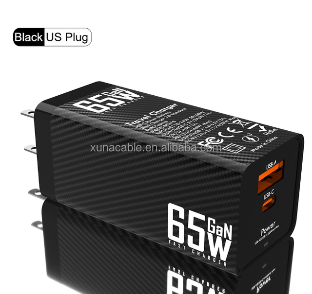 65W GaN PD Fast Charging Mobile Phone Charger EU/UK/US Plug Computer Adapter for Phones Tablets for iPhone 16/15/14