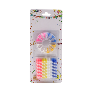 Huming – gâteau d'<span class=keywords><strong>anniversaire</strong></span>, petite bougie blanche en spirale colorée, bon marché, 2023 - Product Image 4