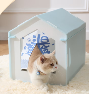 Maison <span class=keywords><strong>pour</strong></span> <span class=keywords><strong>chat</strong></span> d'extérieur en carton ondulé imperméable à prix avantageux, <span class=keywords><strong>abri</strong></span> tout temps avec matériau PP épais <span class=keywords><strong>pour</strong></span> une utilisation en intérieur, maison <span class=keywords><strong>pour</strong></span> animaux de compagnie - Product Image 2