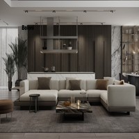 2025 Boloni Ensemble de table basse de canapé au design moderne haut de gamme personnalisé pour l'extérieur, l'intérieur et le salon.