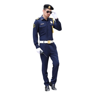 Divisa da concierge a maniche lunghe in spandex da uomo per ufficio e proprietà, ideale per la sicurezza primaverile e autunnale - Product Image 5