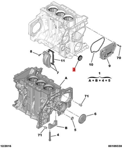 OE 9676231880 3639606 964.440 <span class=keywords><strong>Peugeot</strong></span> 308 308S <span class=keywords><strong>208</strong></span> 4008 Citroën C4/01 EB2 1.2T Bouchon de bloc-cylindres (petit) (marque Dan) - Product Image 6