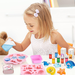Nàng Tiên Cá Làm Xà Phòng Craft <span class=keywords><strong>Kit</strong></span> Trẻ Em Đồ Chơi 18 Mô Hình 6 Mực Tuổi 8-12 Năm Tuổi Đại Dương Động Vật Đồ Chơi Món Quà Sinh Nhật Tự Làm Khoa Học Bộ Dụng Cụ - Product Image 6