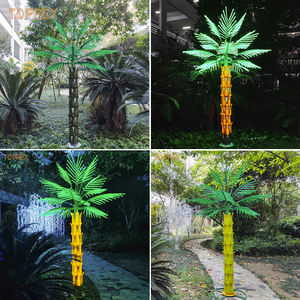 Meilleures ventes de palmiers artificiels d'extérieur, grands articles à LED, palmiers décoratifs en métal, lumières féériques - Product Image 5