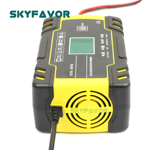 Chargeur de batterie universel pour moto et voiture 12V 24V 8A, intelligent et rapide, pour batteries au plomb-acide 12 volts, avec fonction de réparation par impulsions - Product Image 1