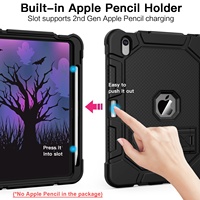 Étui de protection robuste et résistant aux chocs Azzsy avec support intégré pour stylet pour iPad 10,9 pouces 2022