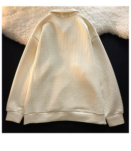 Loveda Custom donna Casual Plus Size Pullover stampa <span class=keywords><strong>cuore</strong></span> <span class=keywords><strong>con</strong></span> stampa stampa <span class=keywords><strong>felpa</strong></span> a maglia Waffle <span class=keywords><strong>con</strong></span> tasche canguro - Product Image 6