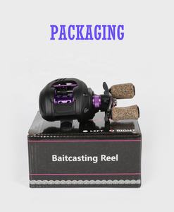 Precio al por mayor OEM de alta velocidad balsa delantera rueda Baitcasting carrete de pesca 7KG arrastre 6,5: 1 pesca reforzado arrastre carrete pesca - Product Image 4