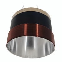 Pièces de haut-parleur passif en titane TGL de haute qualité 75,5 mm, résistant aux hautes températures, bobine de basses, embout de phase, unité de pilote