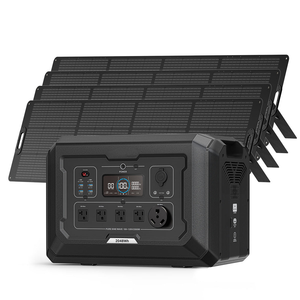 ระบบพลังงานแสงอาทิตย์กลางแจ้ง 2500W 2048WH สถานีพลังงานแบบพกพา แบตเตอรี่ LiFePO4 คลื่นไซน์บริสุทธิ์ MPPT Solar - Product Image 4