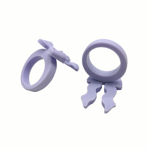 Anillo de silicona Big Rise Bow de 1 cm para protección y decoración del cuello de botellas de perfume, antideslizante y resistente al desgaste - Product Image 1