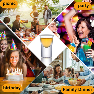 Vente en gros de verres à liqueur en verre transparent de 15 ml, mini verres à whisky, <span class=keywords><strong>tequila</strong></span>, pour fête, bar, club, cocktail, dîner en famille, cadeau - Product Image 3