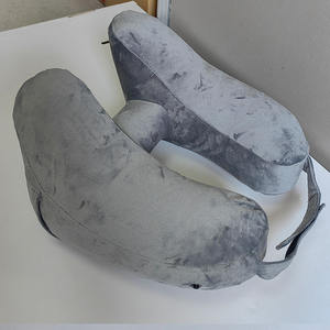 Almohada de Viaje en Forma de H de Alta Calidad con Capucha, Almohada Inflable de Viaje en Forma de H - Product Image 2