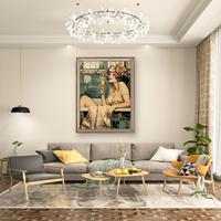 Huijie K040 30x40cm Kit de peinture par numéros de portrait imprimé numériquement en acrylique, style américain, fait main, écologique, pour la relaxation