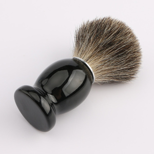 D813 caliente vender barber barba brocha de afeitar con mango de madera para hombre brocha de afeitar de tejón - Product Image 1