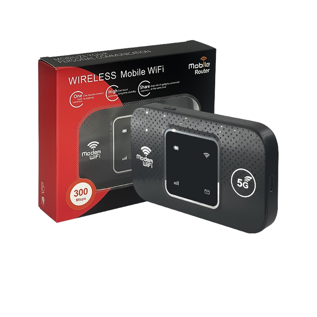 Reliable 4G LTE Mobile Router Supporting SIM Card for Car Travel and Personal WiFi Hotspot Connectivity Anywhere