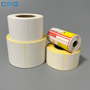 Thermal Barcode Label 100x100mm Factory Custom Thermal Label Paper for Warehouse Inventory Tag - Product Image 1