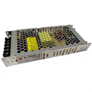 LED画面chuanglian Power Supply 5V 40A 200W Ultra薄型スイッチングledディスプレイ110v電源100-110V 200-240V AC