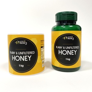 Autocollants imperméables auto-adhésifs à impression personnalisée, logo, <span class=keywords><strong>étiquettes</strong></span> brillantes pour bouteilles de jus de fruits, <span class=keywords><strong>confiture</strong></span> de miel, <span class=keywords><strong>étiquettes</strong></span> autocollantes faites <span class=keywords><strong>maison</strong></span> pour bocaux - Product Image 4