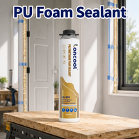 Mastic expansif en mousse de polyuréthane Loncool pour le remplissage des joints de portes et fenêtres, isolation et adhésif de construction