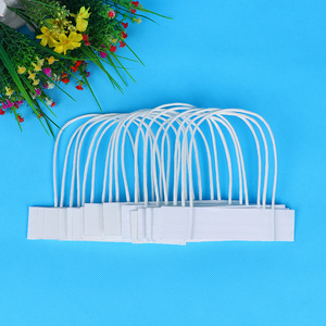 Cuerda de cartón blanca de 7.5*15.5mm para asas - Directo del proveedor, cuerda duradera para asas de embalaje de regalos, venta al por mayor - Product Image 1