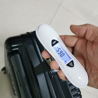 Balance numérique LCD de 50kg valise électronique portable sac de voyage à poignée suspendue fonction de tare balance à bagages