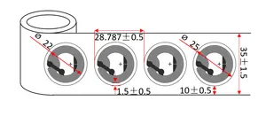 Dimensioni personalizzate 13.56Mhz NFC 213 215 216 etichetta RFID passiva/etichetta/adesivo etichetta tag Chip NFC con intarsio bagnato per la gestione dell'inventario