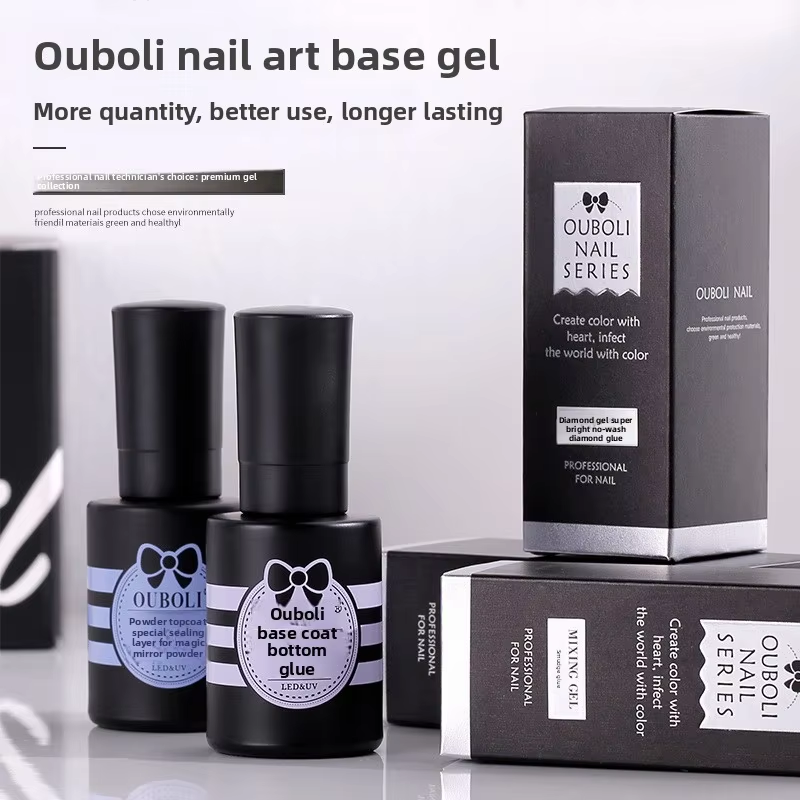 Ouboli 20ml Soak Off UV LED Base Reinforcement Gloss Matte Top Coat ...