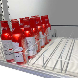 Custom Supermarket <b>Shelf</b> Gravity Smart Roller with Front Stopper and Divider for Supermarket - Product Image 5