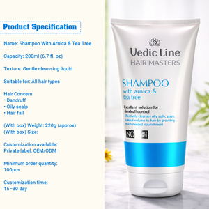 Premium Quality Natural arnica and tea tree <b>shampoo</b> for cleansing dandruff control and healthy hair growth Available For Sale - Product Image 5