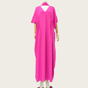 <span class=keywords><strong>Abito</strong></span> lungo stile arabo irregolare a mezza lunghezza <span class=keywords><strong>manica</strong></span> <span class=keywords><strong>lunga</strong></span> Dubai con foulard casual donna musulmana <span class=keywords><strong>abito</strong></span> lungo con farfallina - Product Image 2