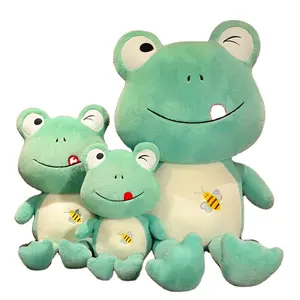 Langbein Plüsch Frosch Puppe Benutzer definierte Plüsch Hängende Grüne Frosch Spielzeug Süße Kinder Lange Arme und Beine Plüsch Frosch