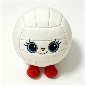 Peluche de voleibol personalizado, peluche de voleibol, lindo peluche de voleibol, muñeco de peluche de pelota deportiva - Product Image 4
