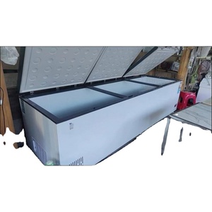 Congelador Vertical Comercial VEVOR de 19.8 Pies Cúbicos / 561 L, Acero Inoxidable 304, Gran Capacidad, Tapa Superior Dividida, Tapas con Doble Cierre, Independiente, 4 Puertas - Product Image 1