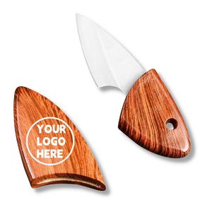 Wholesale Custom Logo Mini Wood Handle Folding Knife, Bulk EDC Pocket Tool for Promotional <b>Gifts</b>, Survival & <b>Fishing</b> - Product Image 1