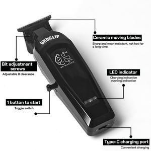 Nuovo Set <span class=keywords><strong>Tagliacapelli</strong></span> Ricaricabile da <span class=keywords><strong>Uomo</strong></span> per Barbiere in Acciaio Inox con Rasoio a Lamina - Product Image 2