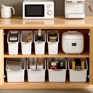 <b>Plastic</b> Storage <b>Bins</b> Rectangle Food Container Eco Friendly <b>Kitchen</b> Cabinet Organizer Desktop Storage Box Under Sink Shelf - Product Image 2