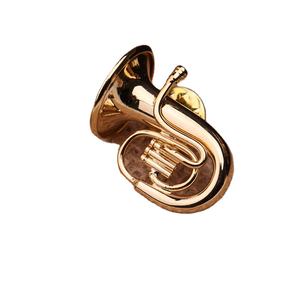 Broche personnalisée en forme de tuba - Product Image 1