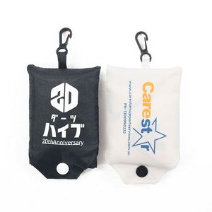 Sac de courses pliable écologique personnalisé avec logo, compact et léger pour les voyages et les situations d'urgence - Product Image 3