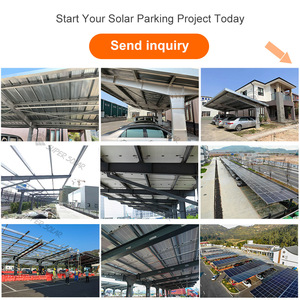 Structure de carport solaire en acier robuste pour charges de <span class=keywords><strong>neige</strong></span> élevées - Product Image 3