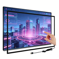 Écran tactile infrarouge de 26 pouces avec interface USB, affichage interactif industriel/pédagogique/conférenciel, marque YINGTOUCH