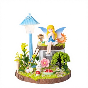 Boîte à musique DIY, modèle Forêt Musicale des Contes de Fées, matériaux et accessoires, artisanat fait main pour enfants, cadeau pour femmes, emballage en boîte colorée - Product Image 1