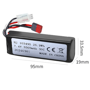7.4 ישיר במפעל v <span class=keywords><strong>3500mah</strong></span> li-ion 103495 סרט שחור ליתיום רכב חשמלי לילדים - Product Image 1