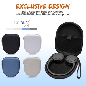 กระเป๋าใส่หูฟัง EVA สำหรับเดินทางแบบแข็งเคสสำหรับ Sony <span class=keywords><strong>WH</strong></span>-CH520/<span class=keywords><strong>WH</strong></span>-CH520B.CE7/<span class=keywords><strong>WH</strong></span>-CH520ดีที่สุด/<span class=keywords><strong>WH</strong></span>-<span class=keywords><strong>CH510</strong></span> - Product Image 2