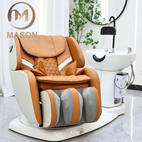 Fauteuil de massage moderne en céramique pour la relaxation complète du cou, du dos, des épaules, de la taille, des hanches et des pieds – Idéal pour salons, spas et salles de bain