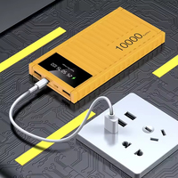 Banque d'alimentation portable mini conteneur 20000mAh 20W à charge rapide avec affichage LED, grande capacité, logo personnalisé, utilisation en extérieur