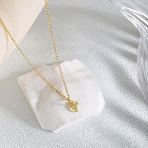 Colliers pour femmes Dylam, style métallique, fantaisie, zircon 5A, argent, délicats, superposés, cœur, minimalistes, bijoux fins - Product Image 2