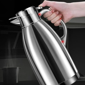 Hervidor romano de acero inoxidable 304, hervidor con aislamiento al vacío, hervidor de café, hervidor doméstico, tetera de gran capacidad, hervidor para acampar - Product Image 1