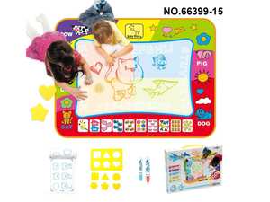 Grand cadeau de Noël et d'<span class=keywords><strong>anniversaire</strong></span> grand tapis de coloriage à l'eau avec couleurs néon jouet de <span class=keywords><strong>dessin</strong></span> éducatif - Product Image 5