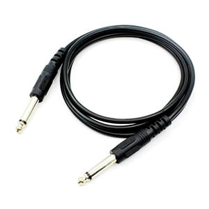 Cable de audio de 6.35mm macho a macho TRS balanceado para uso en guitarra, piano, audio y video. - Product Image 1